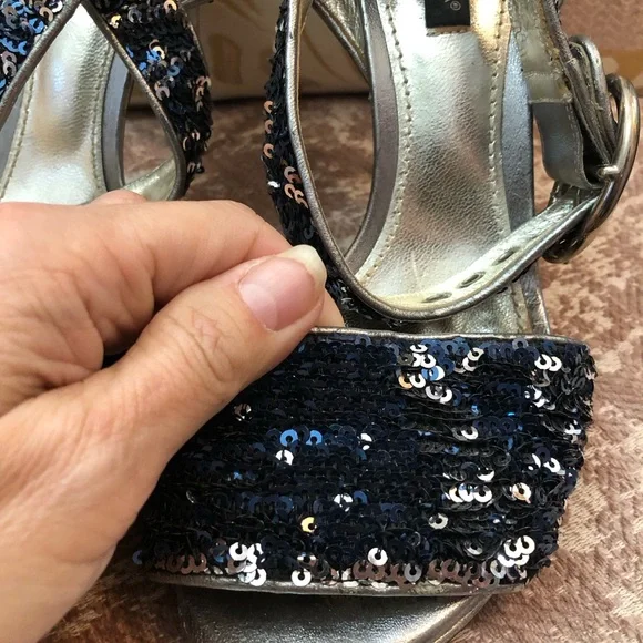 Dolce & Gabanna Black Stiletto Heels with Crystal Embellishments - Picture 2 of 10